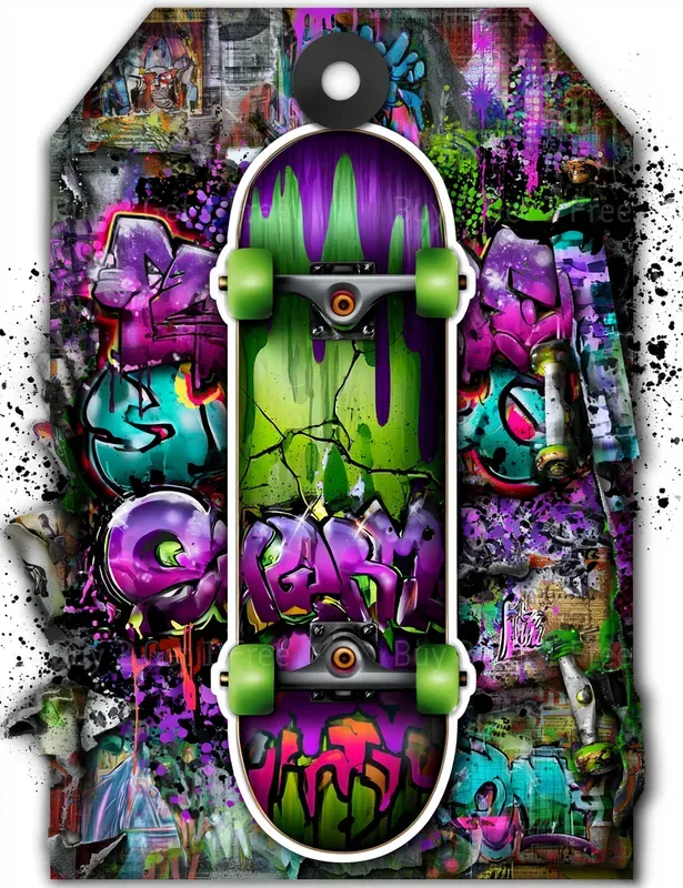 Graffiti Girl Product Tags