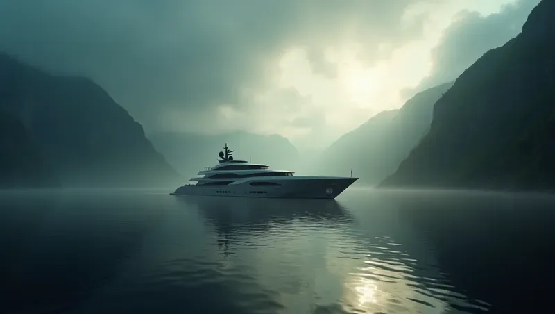 Dark Luxury Moody Nautical Landscapes