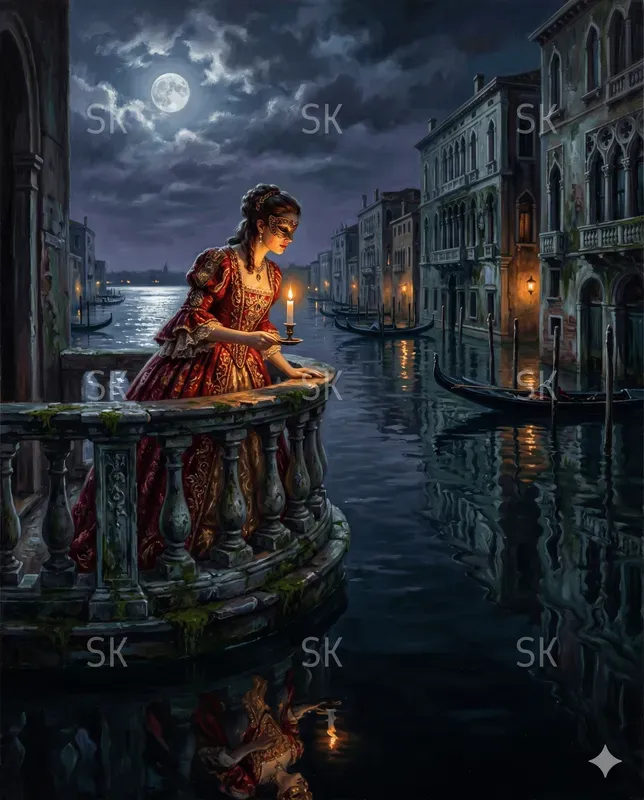 Cinematic Oil Portrait Paintings