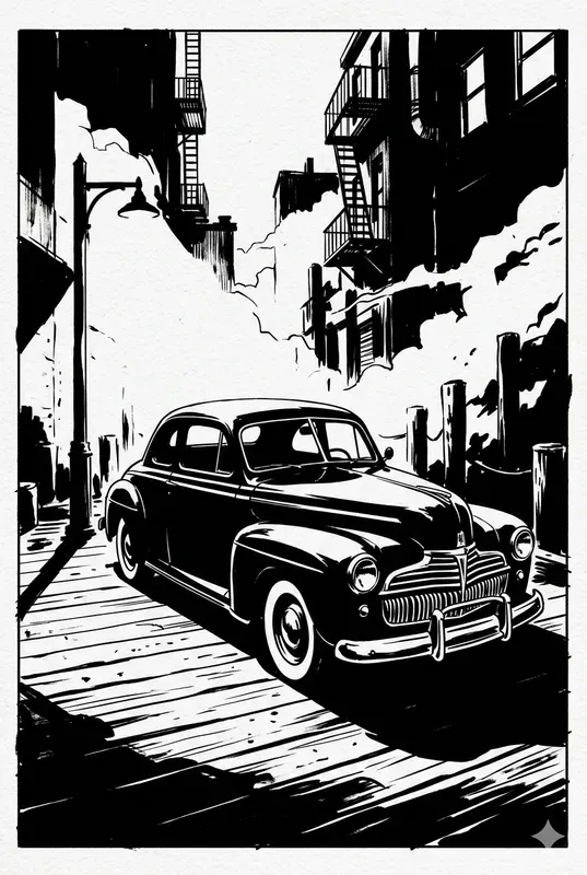 Noir Graphic Novel Digital Asset Creators