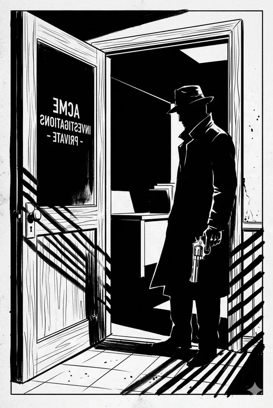 Noir Graphic Novel Digital Asset Creators