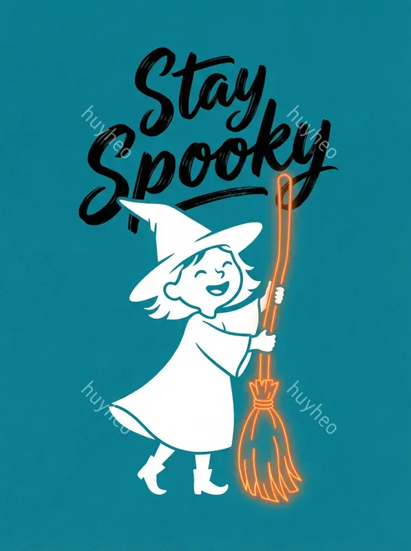 Minimalist Vector Brush Script Art