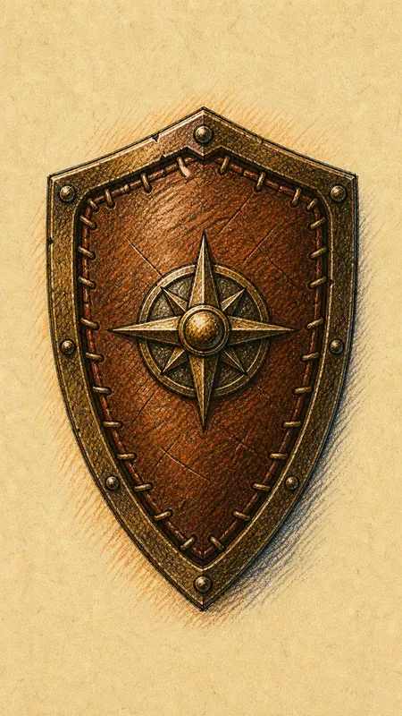 Rustic Pencil Sketch RPG Game Icons