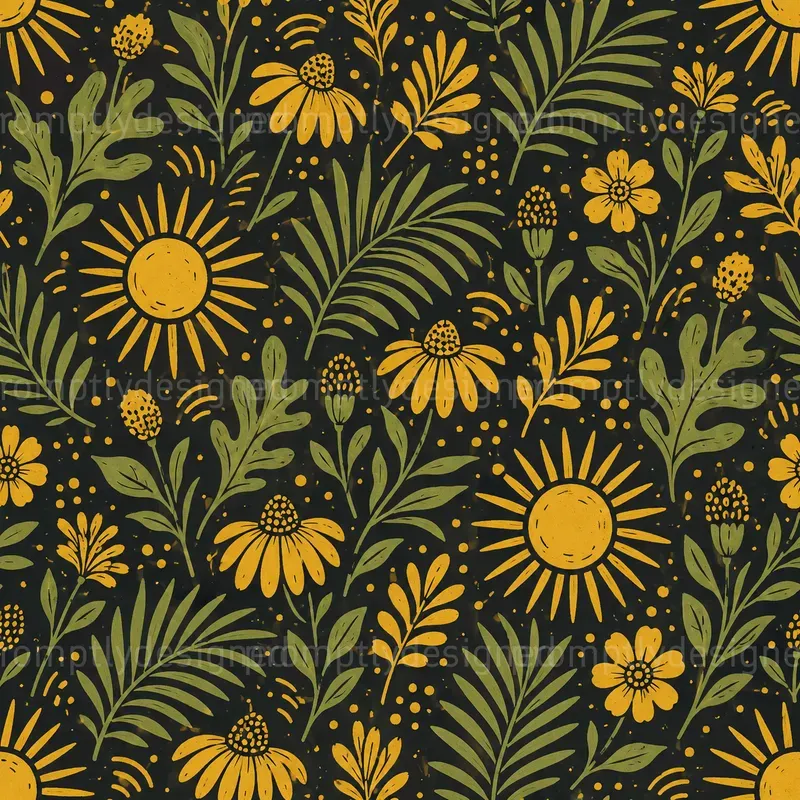 Botanical Seamless Patterns
