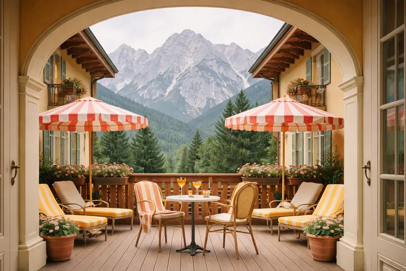 Wes Anderson Style Scenery