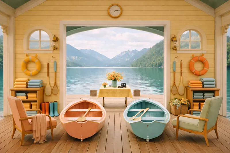 Wes Anderson Style Scenery