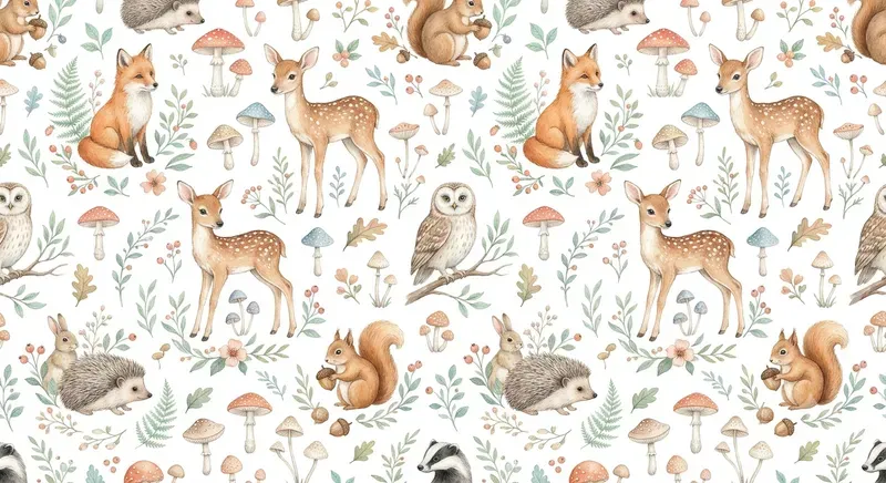 Premium Seamless Watercolor Patterns