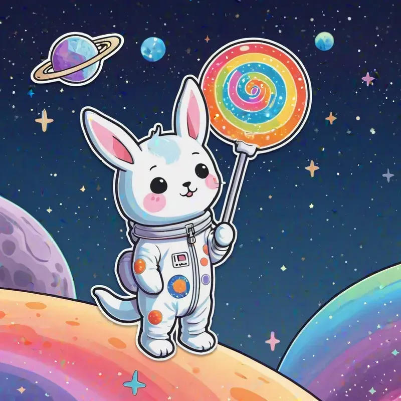 Labubu Cosmic Sticker Sdxl Templates