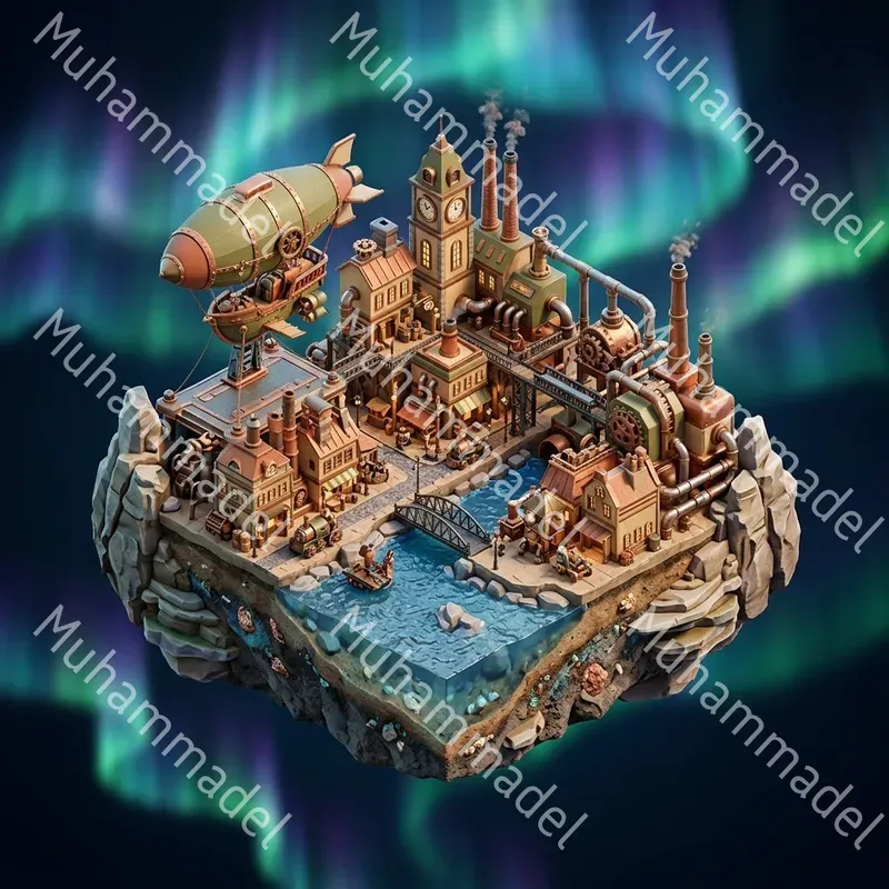 Miniature 3D Worlds Creator