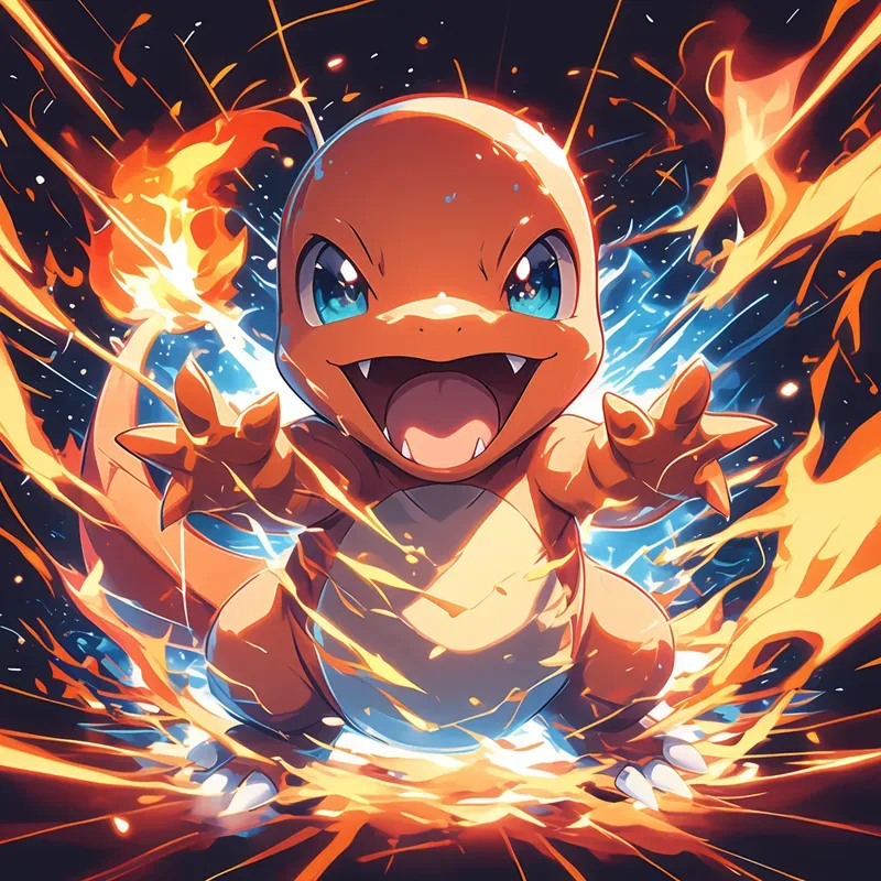 Dynamic Pokemon Or Anime Wall Art