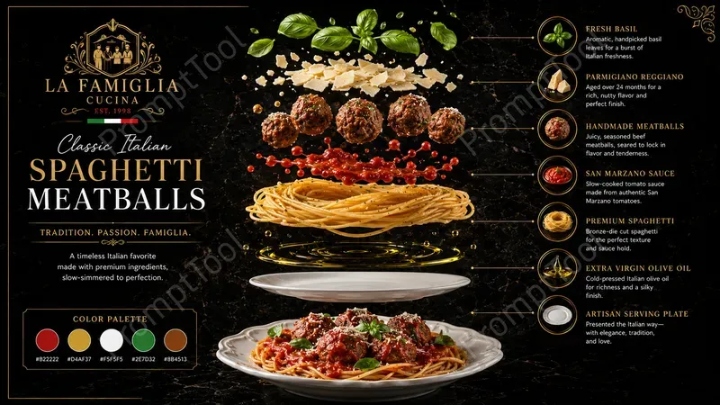 Deconstructed Food Ads Generator