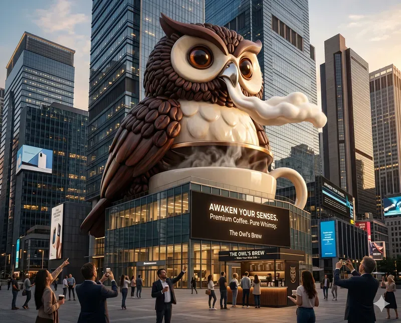 Giant Animal Product Mascot Ads