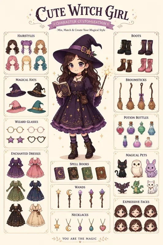 Cute Avatar Creator Kits