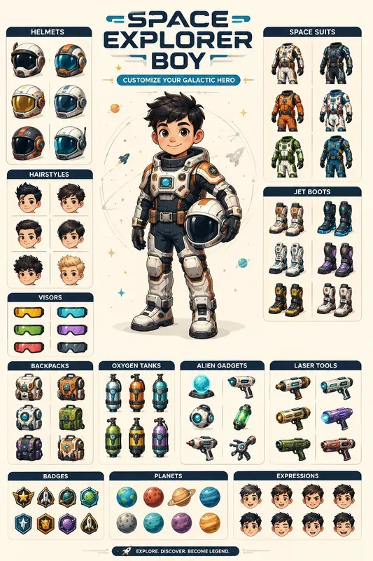 Cute Avatar Creator Kits