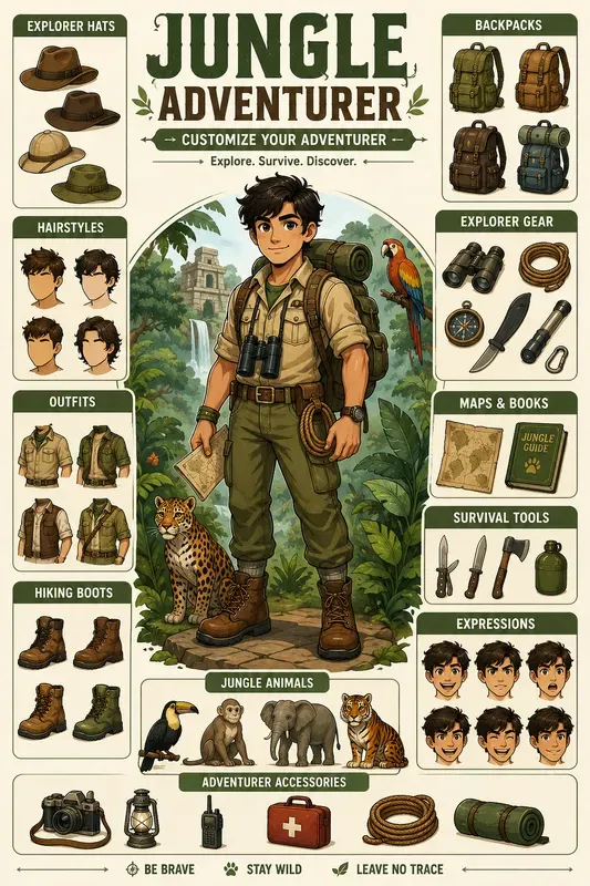 Cute Avatar Creator Kits