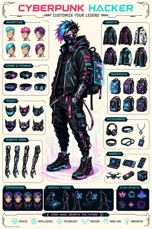 Cute Avatar Creator Kits