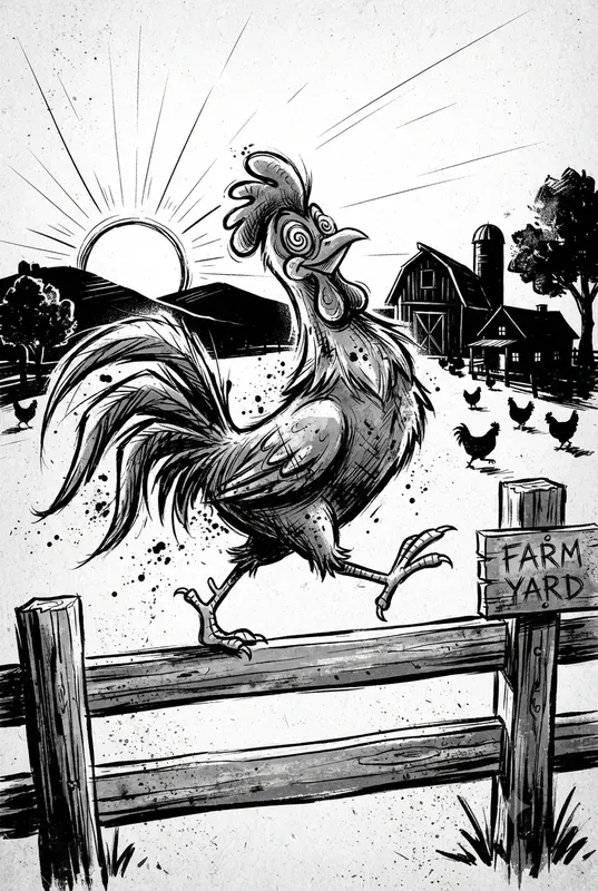 Black White Handdrawn Artworks