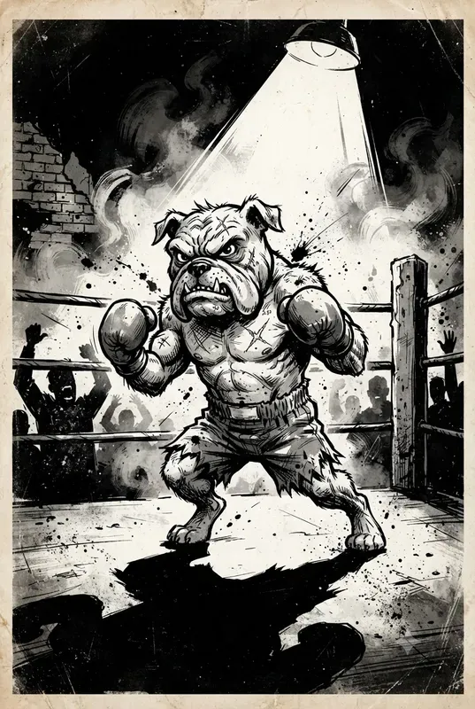 Black White Handdrawn Artworks