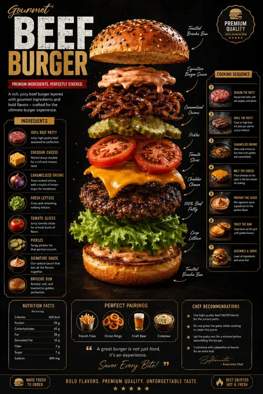 Food Infographic Poster Generator