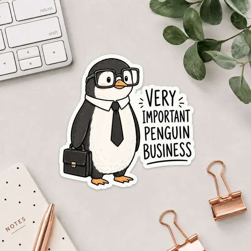Funny Animal Office Stickers