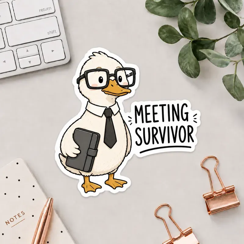 Funny Animal Office Stickers
