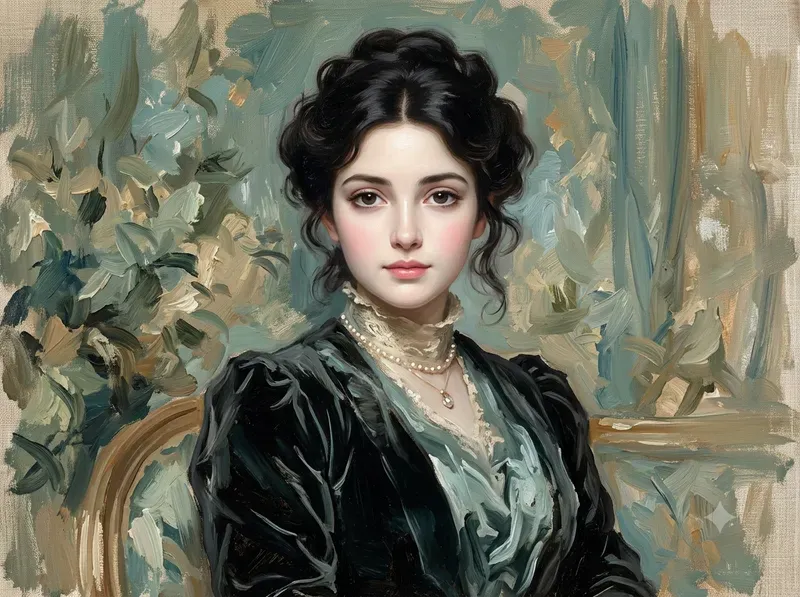 Sargent Meets Modern Oils On Canvas