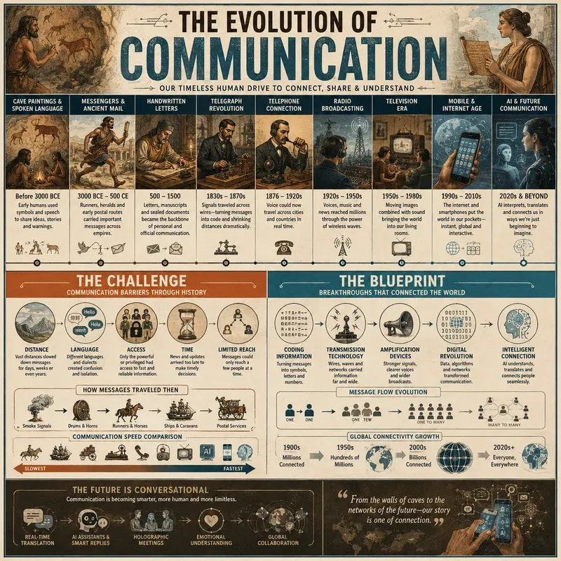 Industrial Evolution Infographics