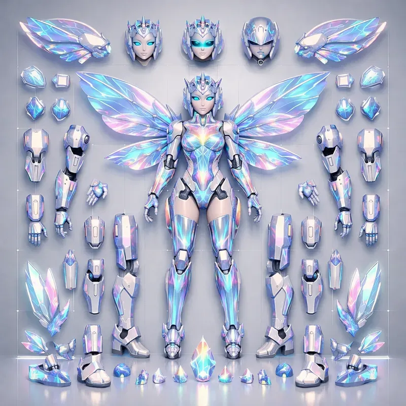 Modular Android Character Sheets