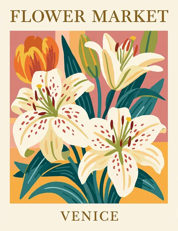 Flower Market Wall Art
