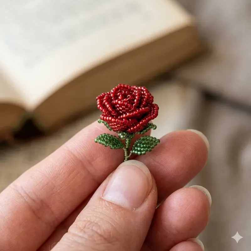 Beaded Mini Objects In Hands