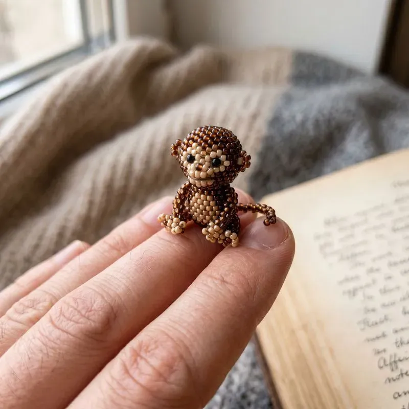 Beaded Mini Objects In Hands