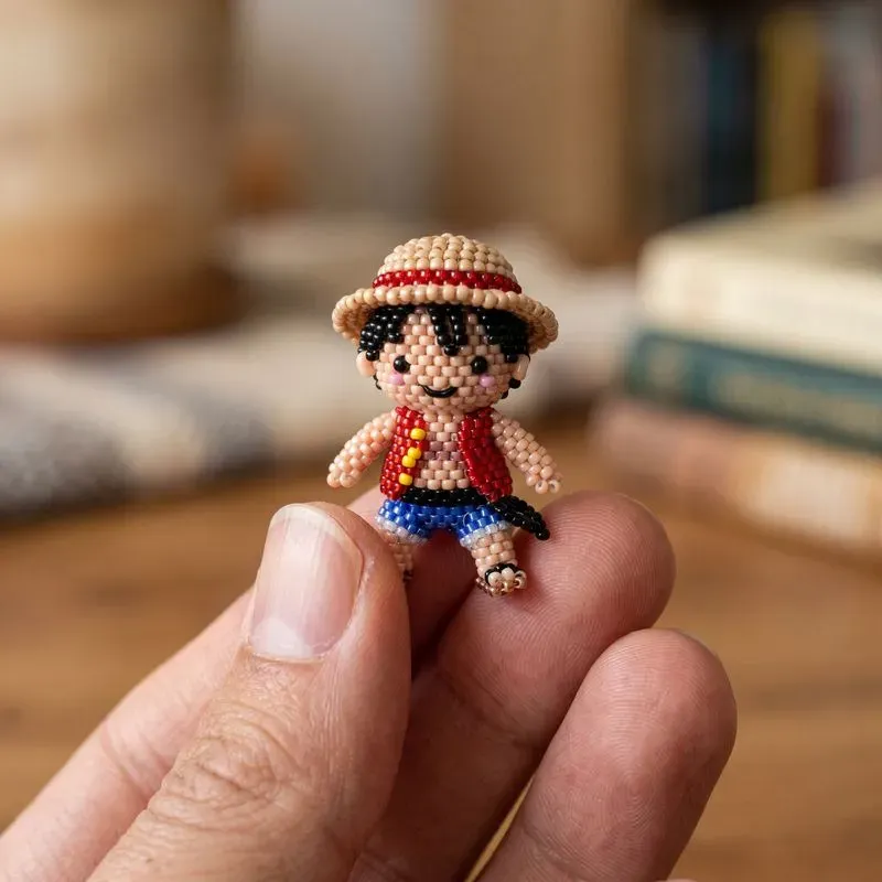 Beaded Mini Objects In Hands