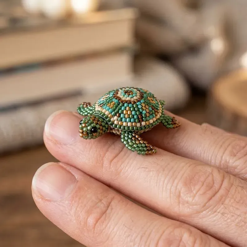 Beaded Mini Objects In Hands