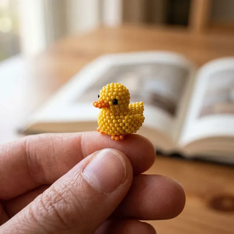 Beaded Mini Objects In Hands