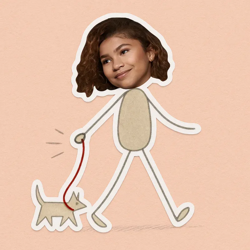 Papercut Stickers From Real Faces