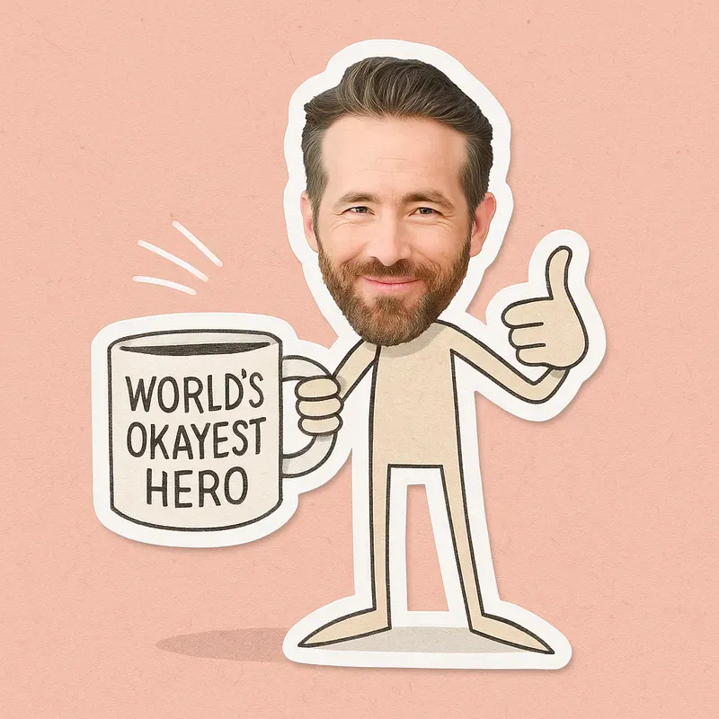 Papercut Stickers From Real Faces
