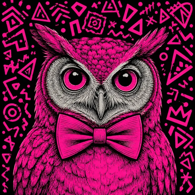 Bold Neon Pop Animal Portraits
