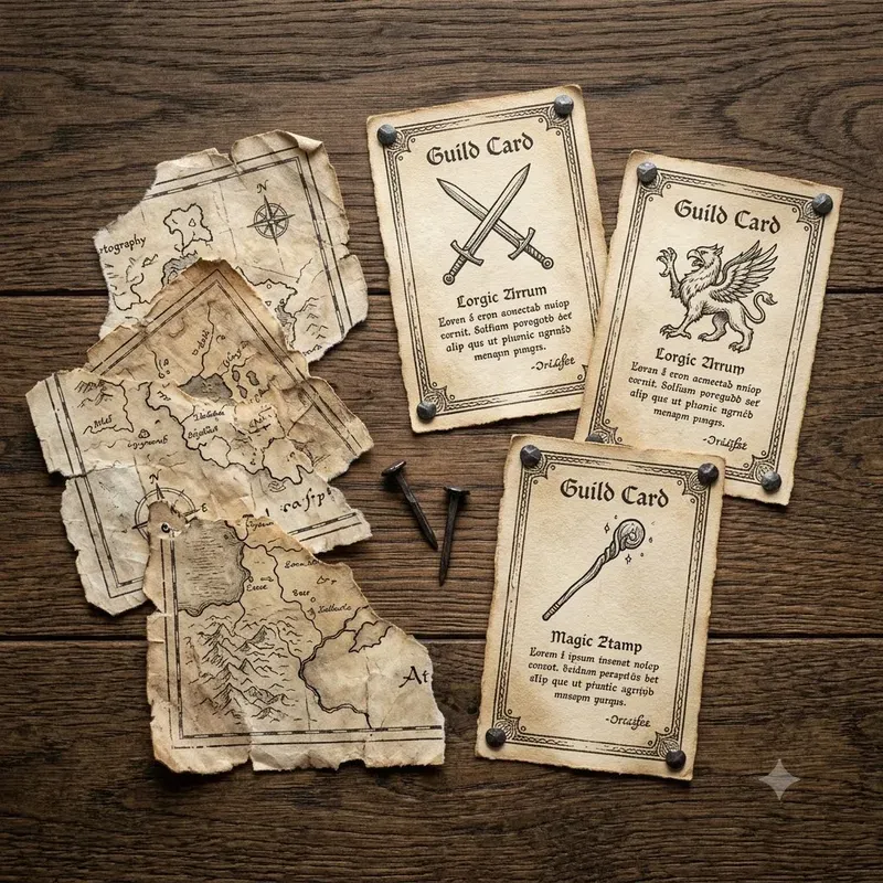 RPG Tavern Notice Board Prop Builders