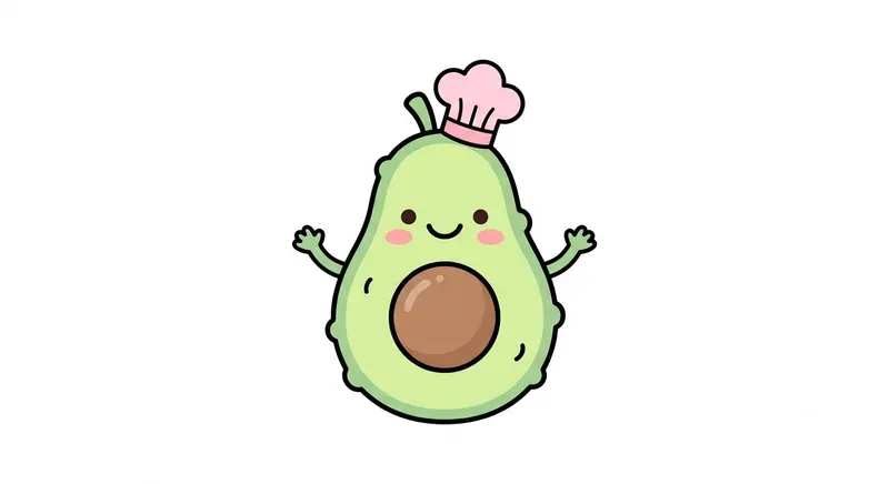 Cute Minimalist Kawaii Line Art