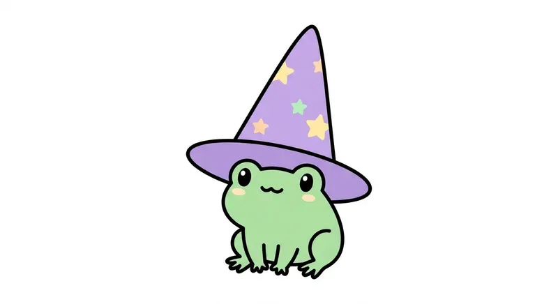 Cute Minimalist Kawaii Line Art
