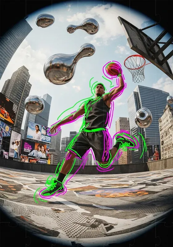Neon Collage Animations