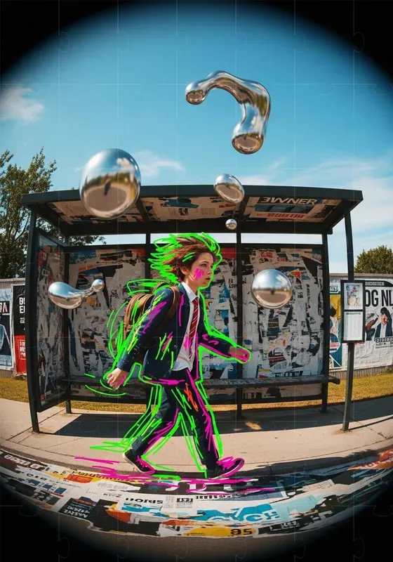 Neon Collage Animations