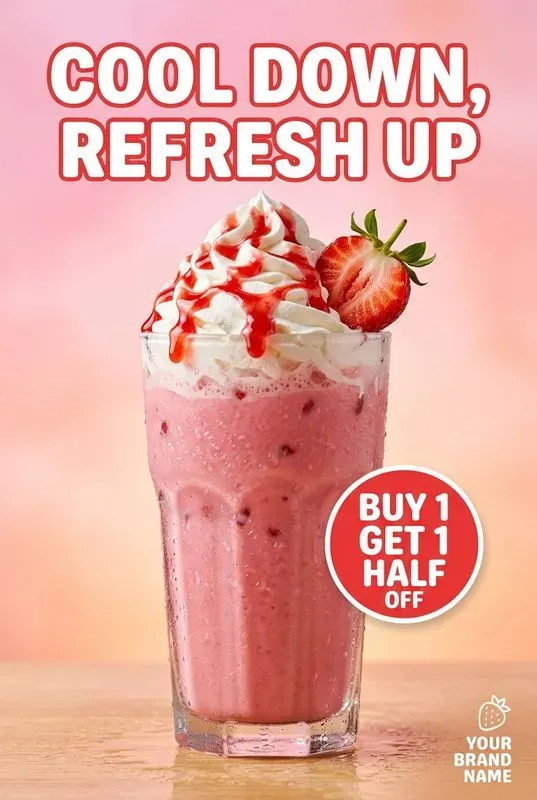 Coffee Beverage Ad Posters