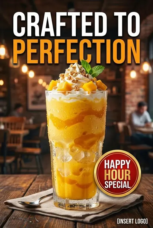 Coffee Beverage Ad Posters