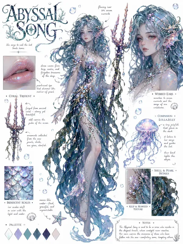Character Concept Art Sheets