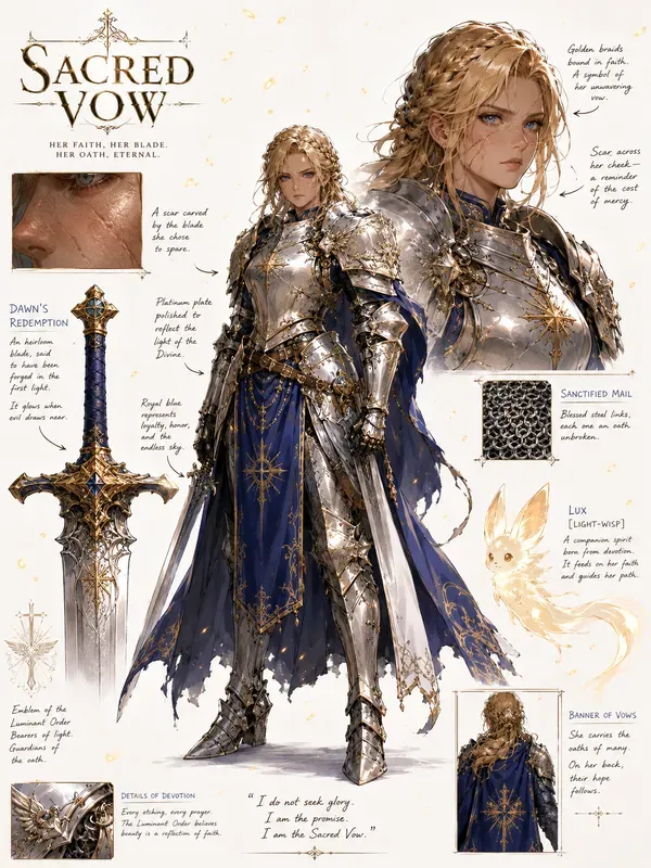 Character Concept Art Sheets