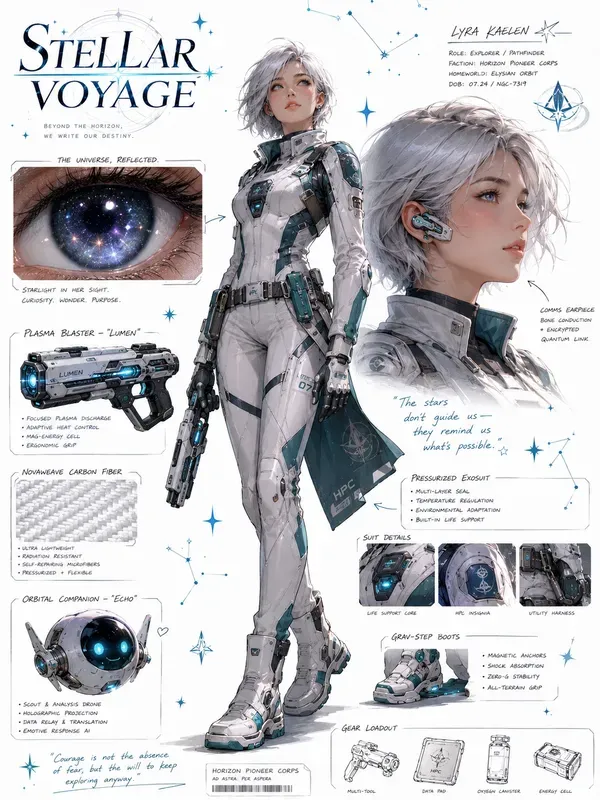 Character Concept Art Sheets