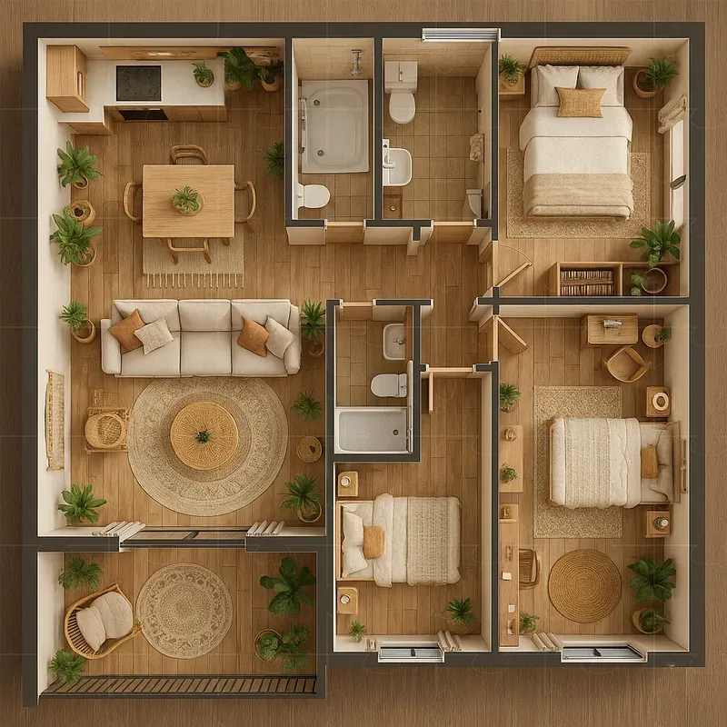 3D Floor Plans