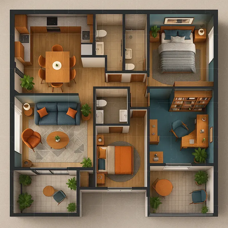 3D Floor Plans