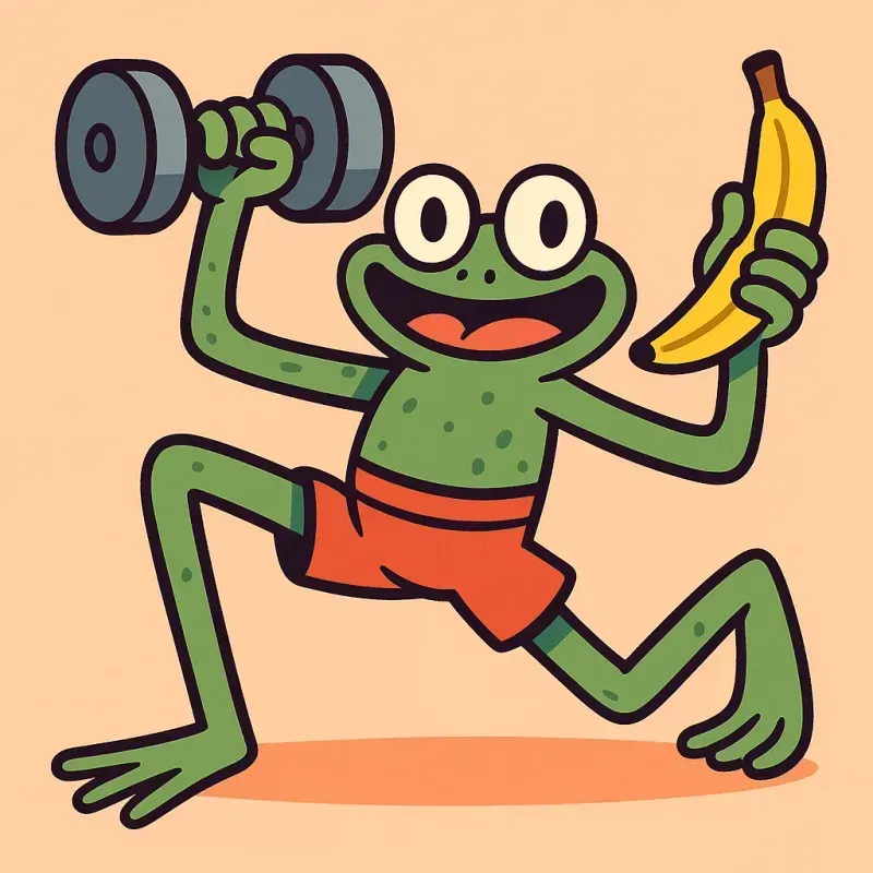 Funny Cartoon Fitness Fun Poses Packs